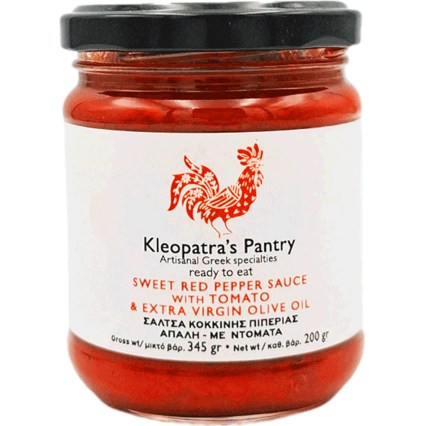 Kleopatra's Pantry Sweet red pepper sauce with tomato