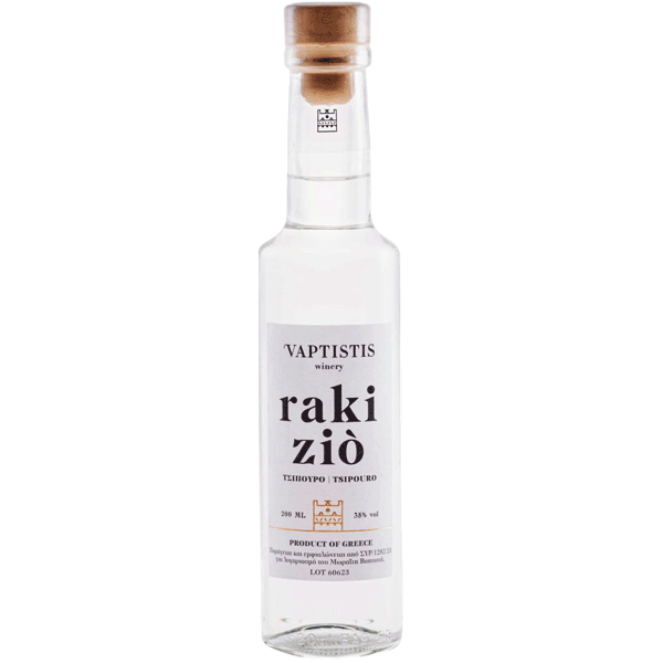 Vaptistis Winery Rakizio Tsipouro 200ml